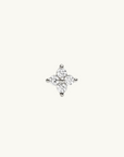 By Charlotte Crystal Bloom Stud Earrings in SILVER