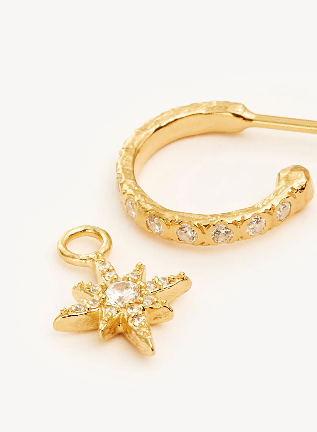 By Charlotte Dancing In Starlight Hoops in GOLD