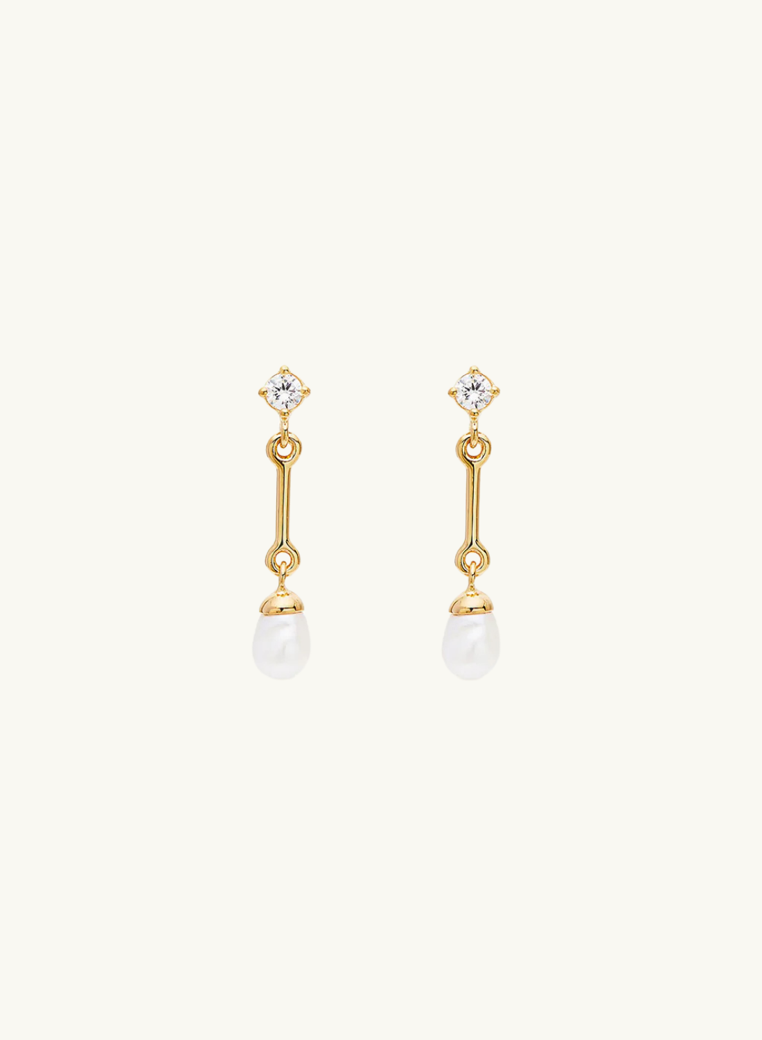 By Charlotte Embrace Stillness Drop Earrings in GOLD