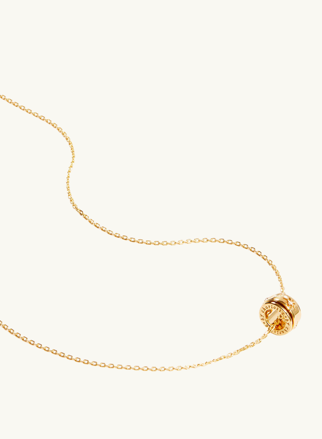 By Charlotte I am Loved Spinning Necklace in GOLD