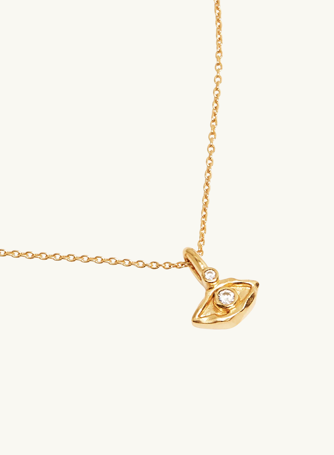 By Charlotte I am Protected Necklace in GOLD