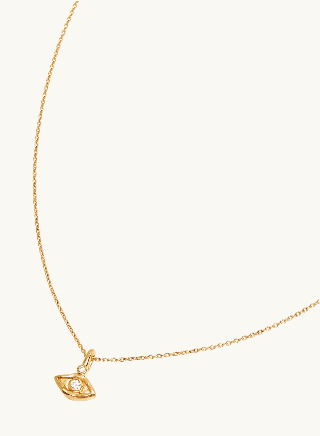 By Charlotte I am Protected Necklace in GOLD