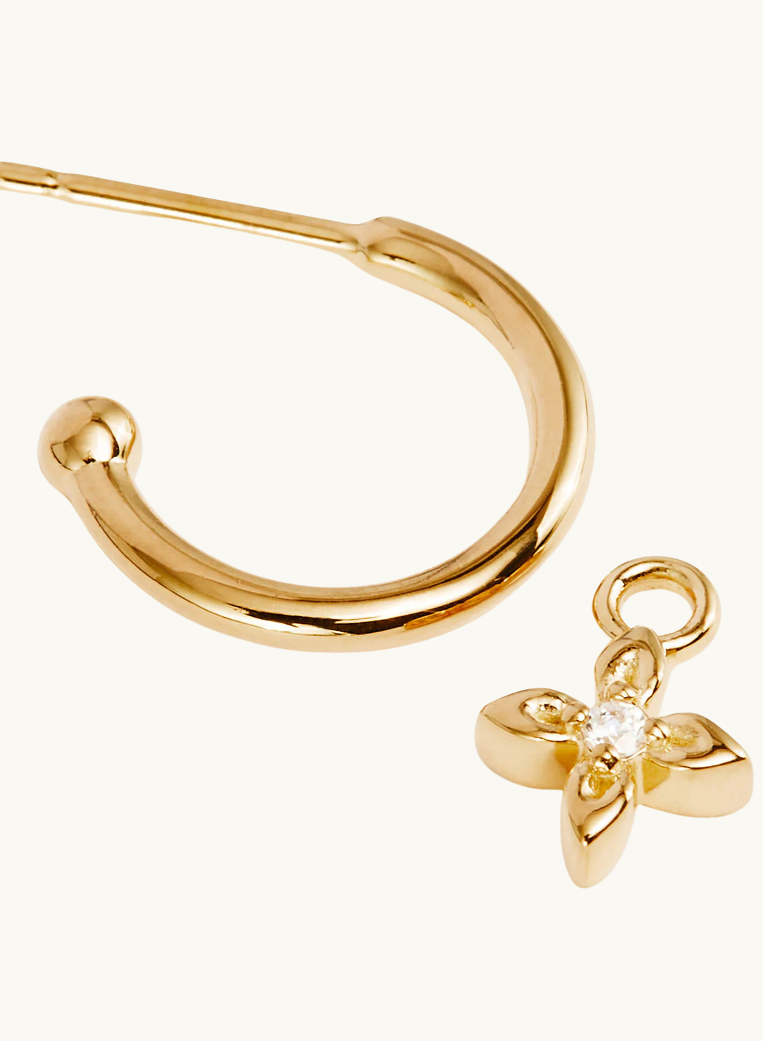 By Charlotte Live In Light Hoop Earrings in GOLD