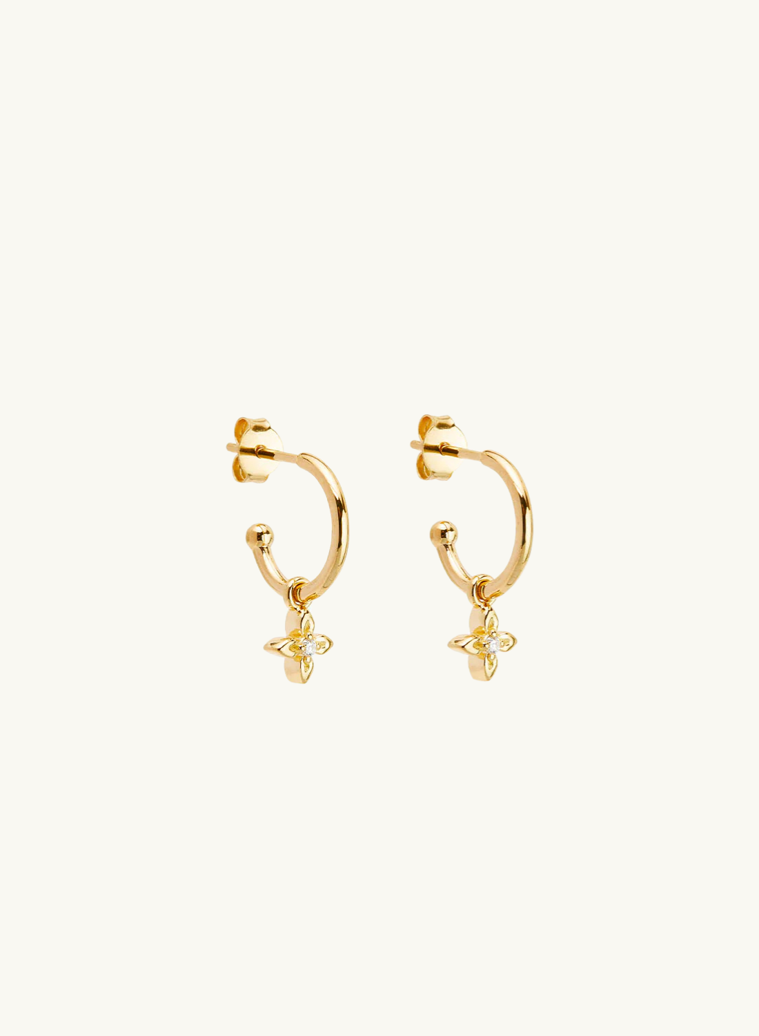 By Charlotte Live In Light Hoop Earrings in GOLD
