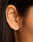 By Charlotte Live In Light Stud Earrings in GOLD