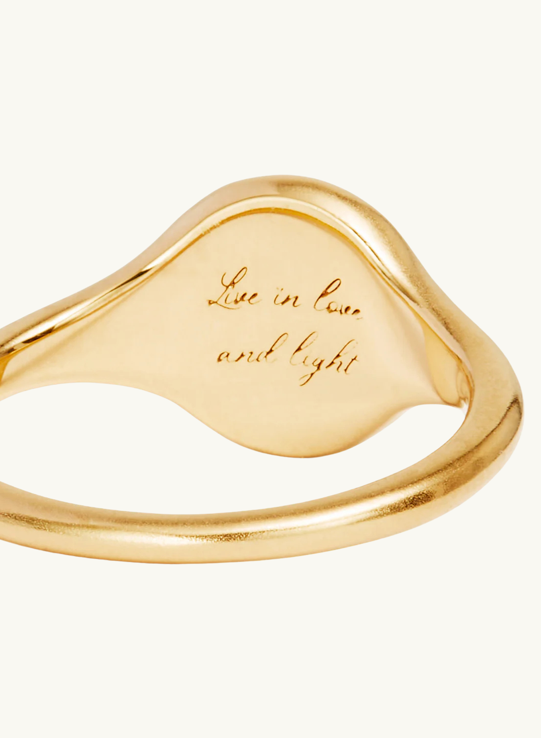By Charlotte Live In Love Ring in GOLD
