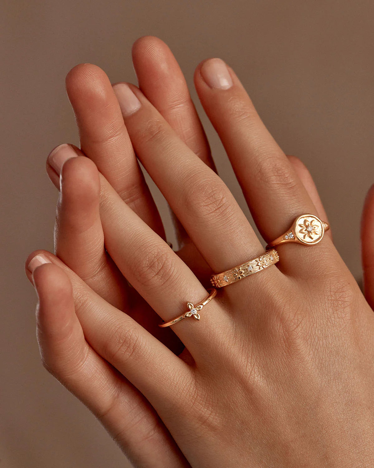 By Charlotte Live In Love Ring in GOLD