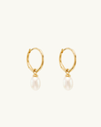 By Charlotte Live In Peace Hoop Earrings in GOLD