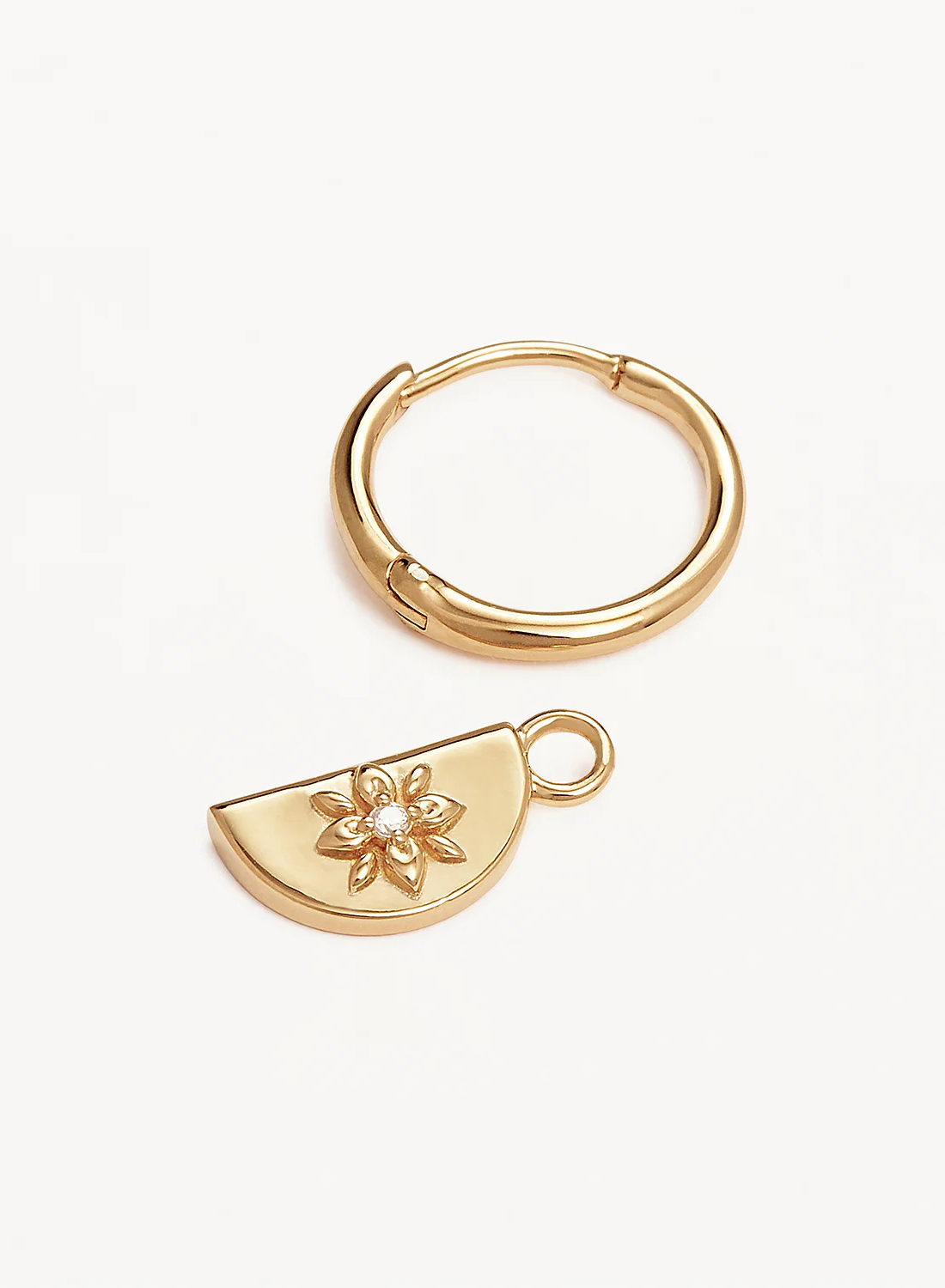 By Charlotte Lotus Hoops in GOLD