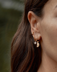 By Charlotte Lotus Hoops in GOLD