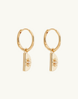 By Charlotte Lotus Hoops in GOLD