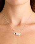 By Charlotte Lotus & Little Buddha Necklace SILVER