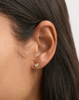 By Charlotte Radiant Heart Studs Earrings in GOLD
