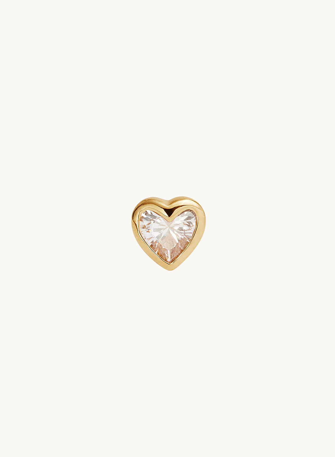 By Charlotte Radiant Heart Studs Earrings in GOLD