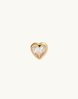 By Charlotte Radiant Heart Studs Earrings in GOLD