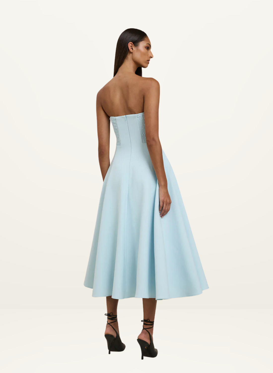 By Johnny Oceana Strapless Dress in Blue Black // LAST ONE - SIZE 16
