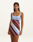 By Johnny Sabina Stripe Mini Dress