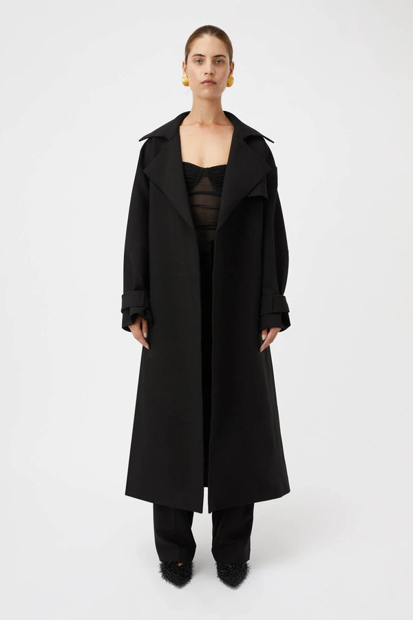 Mackinley Trench Coat BLACK Camilla and Marc-Camilla and Marc-Frolic Girls