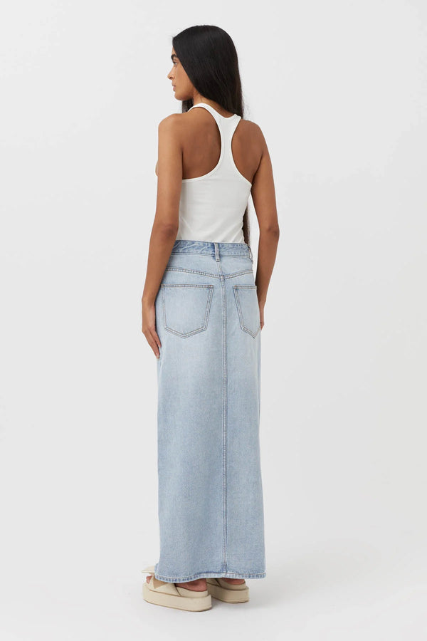 Phoebe Denim Maxi Skirt WASHED BLUE Camilla and Marc-Camilla and Marc-Frolic Girls