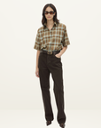 Camilla and Marc Arian Short Sleeve Check Shirt