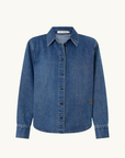 Camilla and Marc Caden Denim Shirt in Dark Classic Blue