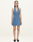 Camilla and Marc Cascadia Denim Mini Dress in Classic Blue