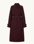 Camilla and Marc Dia Trench Coat in Burgundy