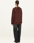 Camilla and Marc Donatello Knit Sweater in Espresso // LAST TWO SIZE S & L