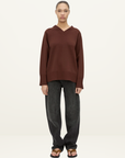 Camilla and Marc Donatello Knit Sweater in Espresso