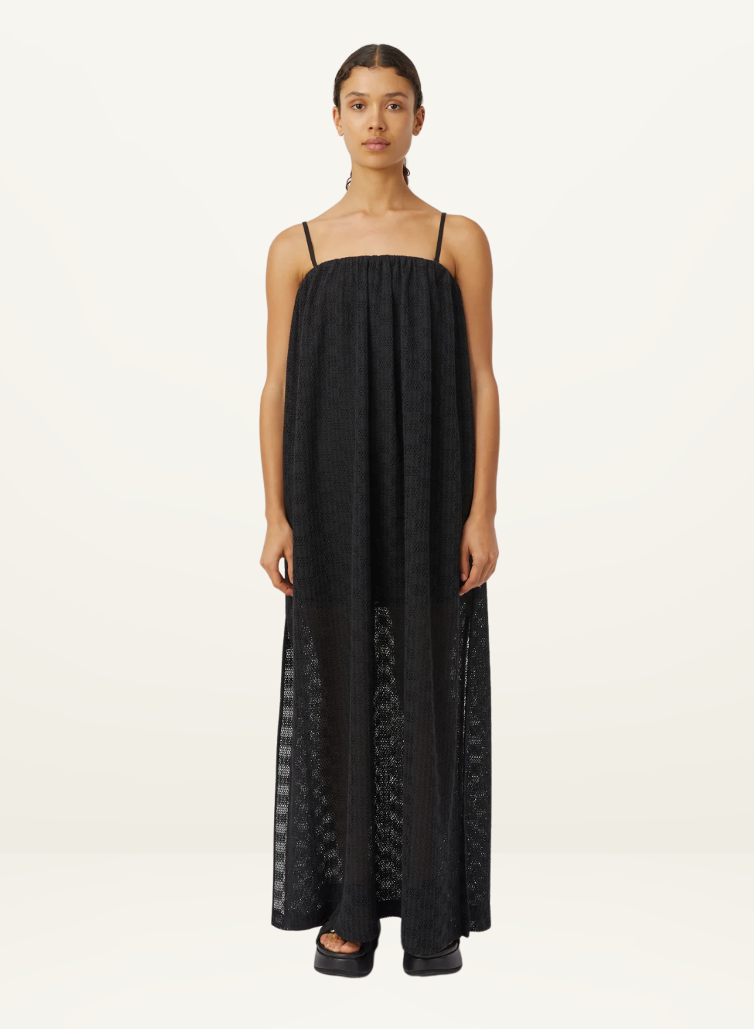 chinese dress ladies Camilla and Marc Dover Maxi Dress in BLACK – Frolic Girls
