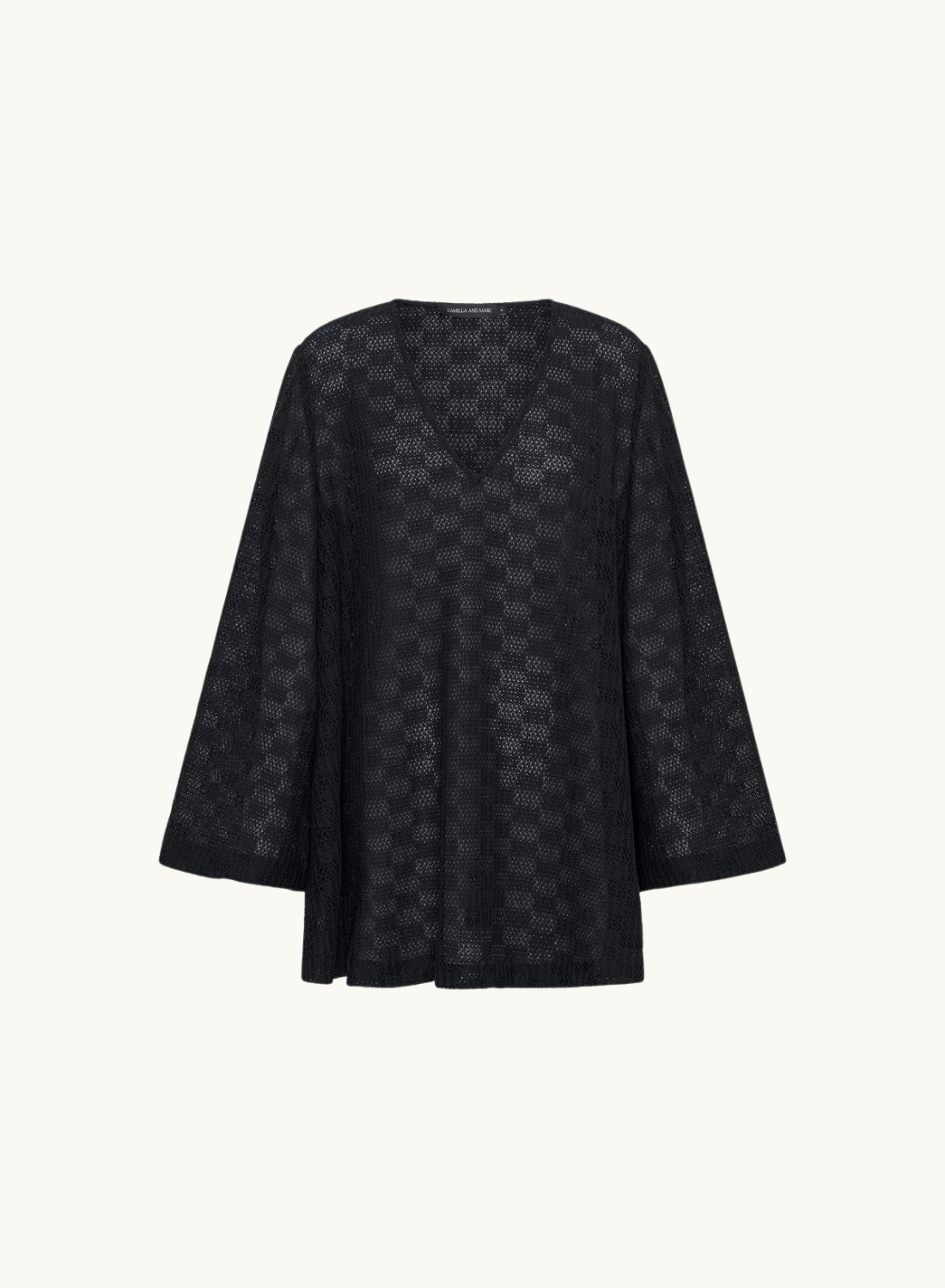 Camilla and Marc Dover V Neck Mini Dress in BLACK