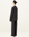 Camilla and Marc Elanora Long Sleeve Lounge Top in AMETHYST // LAST ONE - SIZE 6