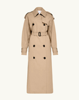 Camilla and Marc Evans Classic Trench Coat in Sand