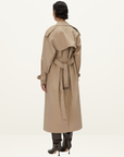 Camilla and Marc Evans Classic Trench Coat in Sand