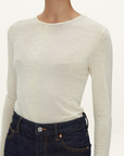 Camilla and Marc Figue Long Sleeve Top in IVORY