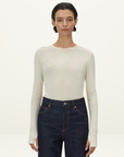 Camilla and Marc Figue Long Sleeve Top in IVORY