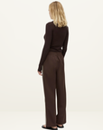 Camilla and Marc Locus Scuba Pant in Espresso
