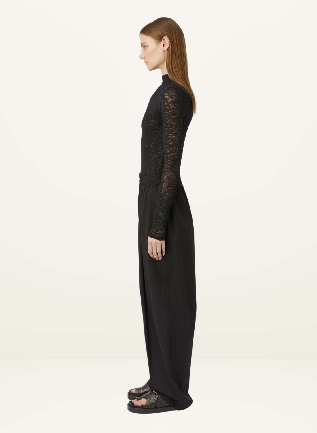 Camilla and Marc Matinee Long Sleeve Top in BLACK