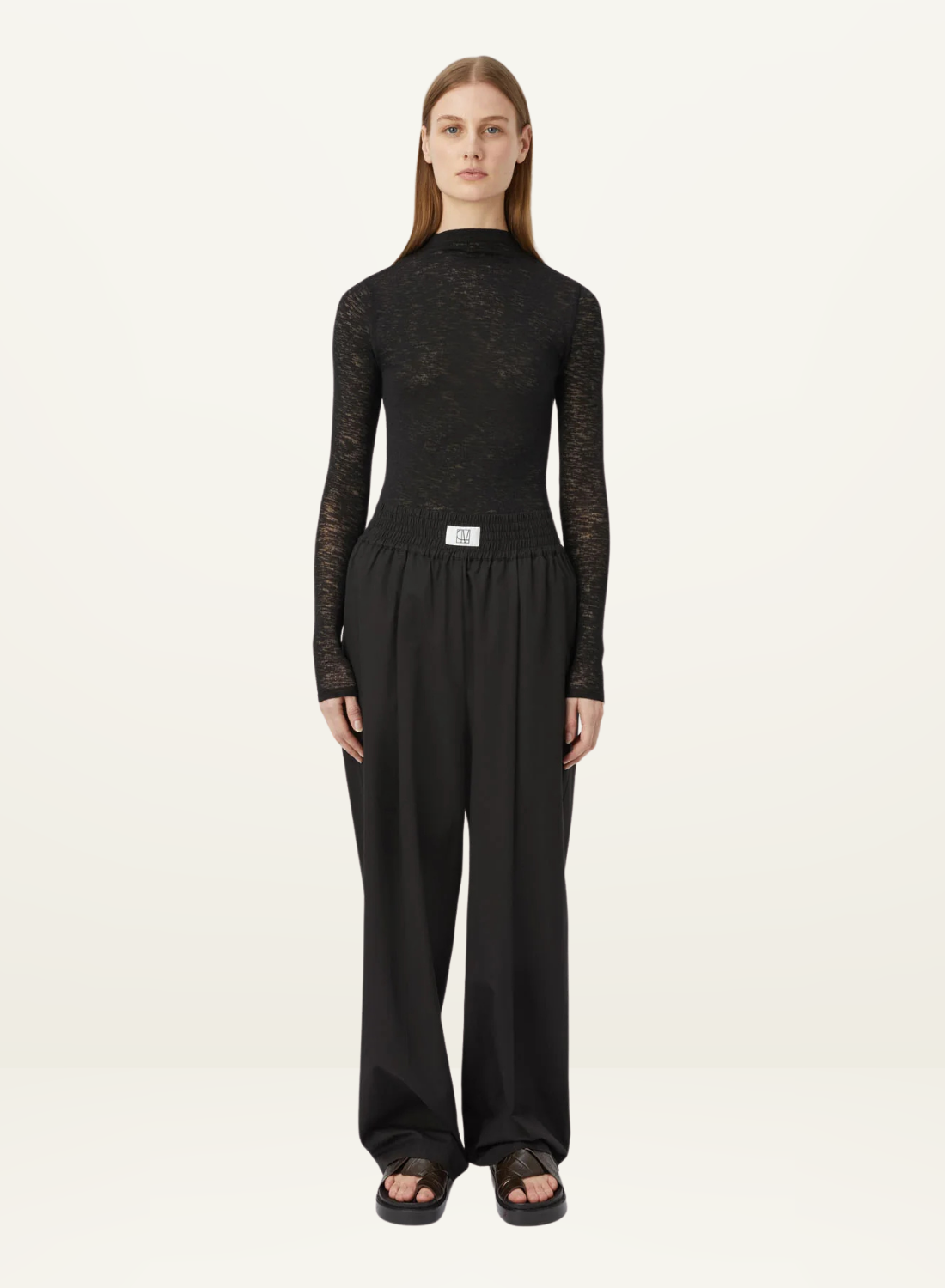 Camilla and Marc Matinee Long Sleeve Top in BLACK