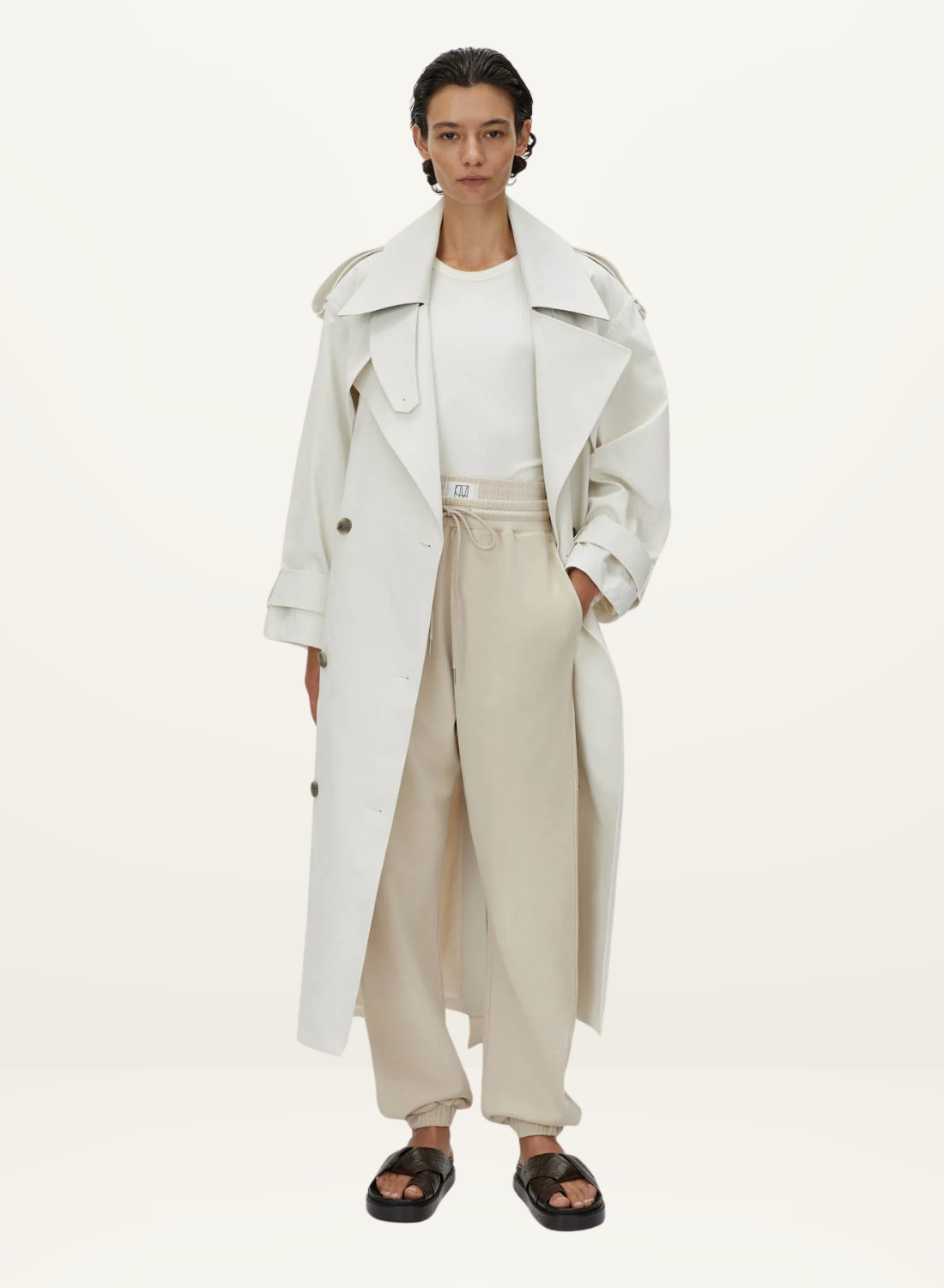 Camilla and Marc Mojave Crew Jumper in ALABASTER