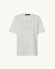 Camilla and Marc Patina Monogram Tee in Soft White
