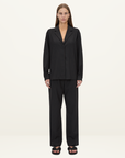 Camilla and Marc Sedona Stripe Pant in Black Stripe