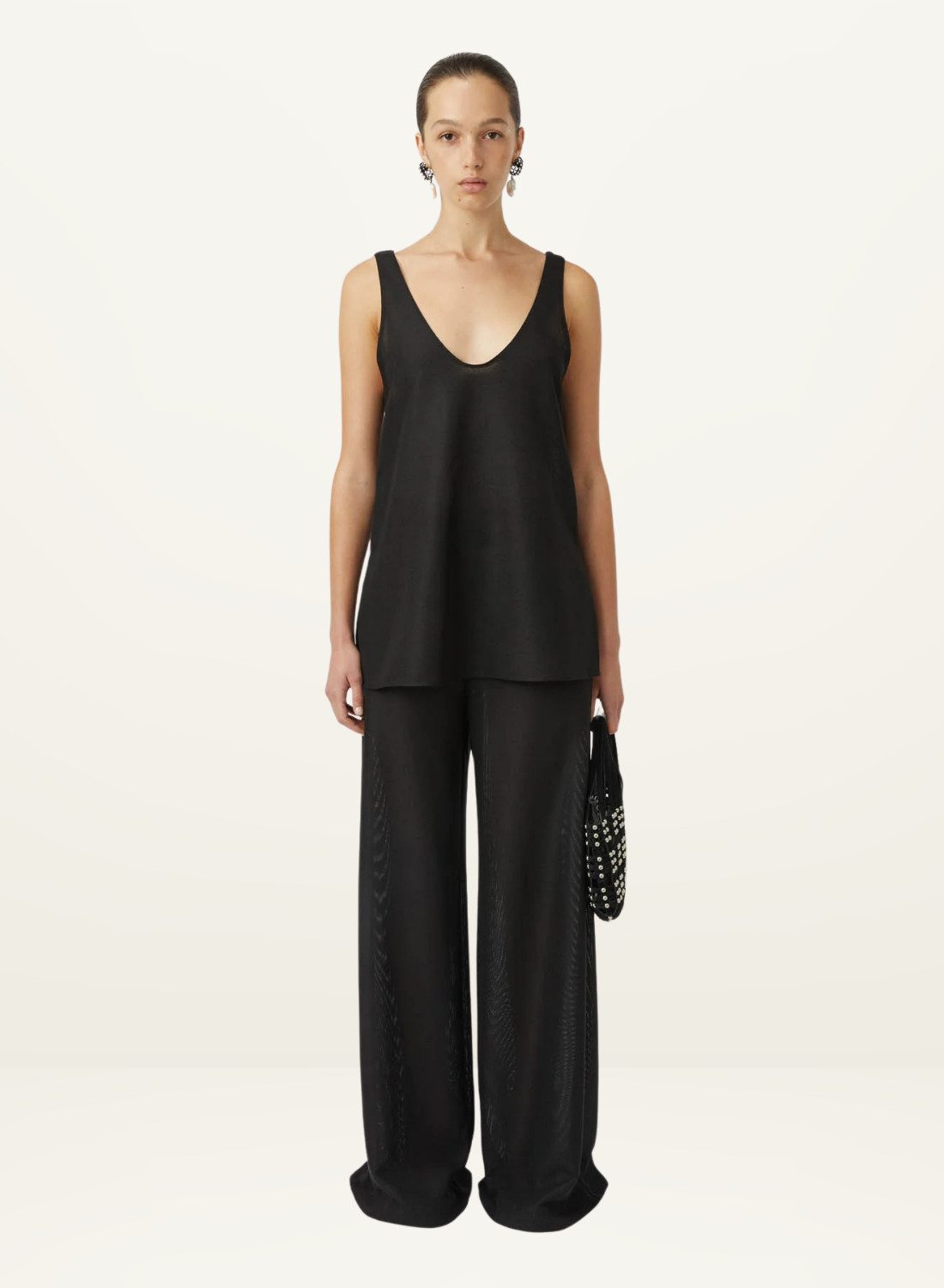 Camilla and Marc Taylor Tank in BLACK