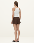 Camilla and Marc Turrell Short in Chocolate