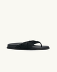Camilla and Marc Zita Pony Croc Sandal in Black