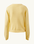 Ceres Nelly Long Sleeve Cardigan in Butter Yellow