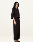 ESMAEE Mercer Bomber Jacket in Dark Chocolate