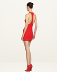Effie Kats Loren Mini Dress in RED