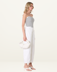 Esmaee Inlet Barrel Jean in IVORY