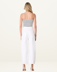 Esmaee Inlet Barrel Jean in IVORY